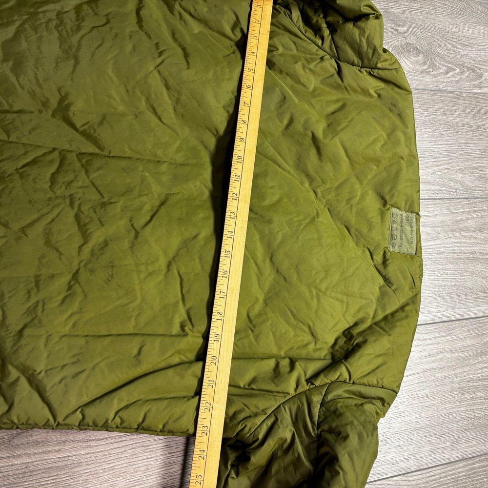 Vintage Military Issue Quilted Field Coat XL Liner Jacket Olive Green 1990s - Picture 7 of 8